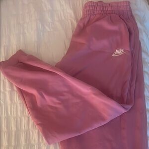 Nike Pink Sweatpants Relaxed Fit Joggers
